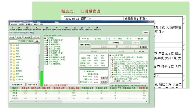 膳食评估分析功能强大