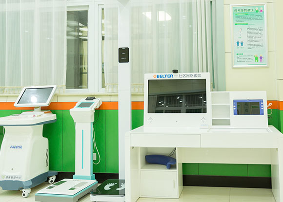 安居医院智能公共卫生服务大厅―健康小屋安装完毕